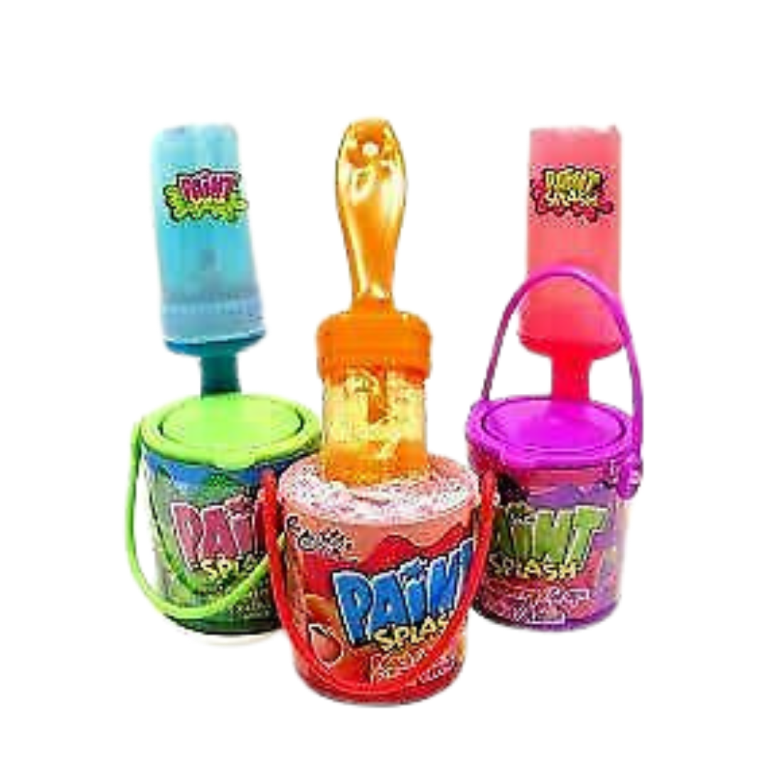 Crazy Candy Factory Paint Splash Lollipops & Sherbet Dip 39g