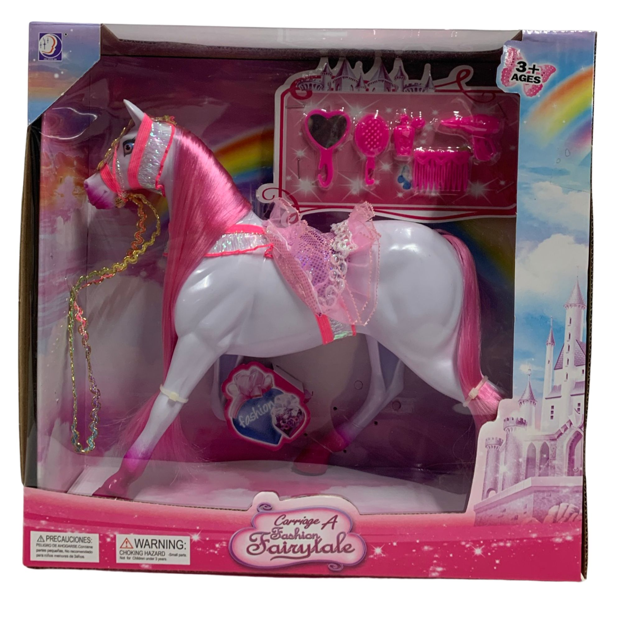 Barbie fairytale horse and carriage sales