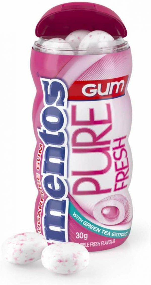 Mentos Pure Fresh Sugar Free Bubble Fresh 30g Gum – Tasty Delightz