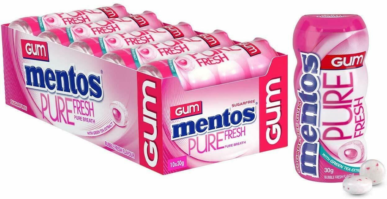 MENTOS CHEWING-GUM PURE FRESH GREEN 30G - CANDY BOXS – Candyboxs