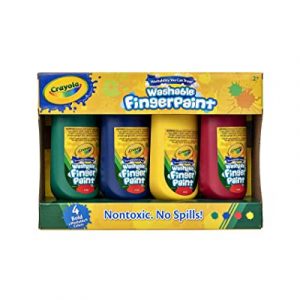 CRAYOLA-55-2005-Washable-Kids-Fingerpaints-Paint-Supplies-for-Kids-2-Years-3-Years-Non-Toxic-Pre-School-4-x-147ml-B0753PSVXD